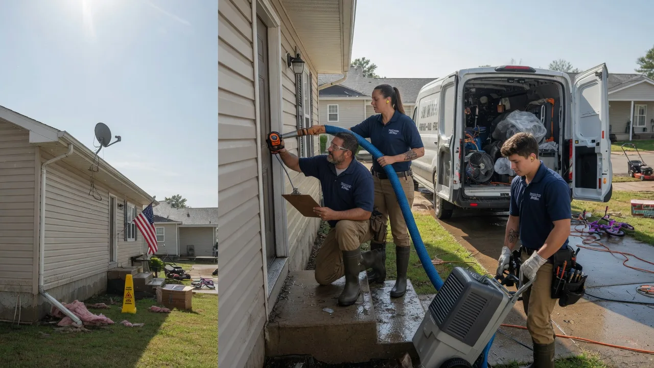 Ceiling Water Damage Restoration in Marengo, IN near me